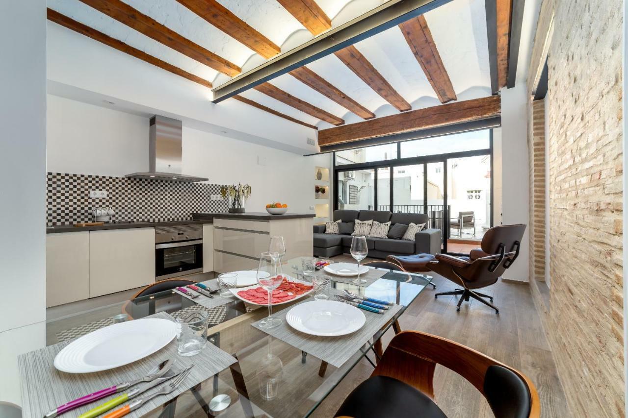 Апартаменти Florit Flats - Center Luxurious 1Br 1Ba Terrace Wi-Fi Ac Валенсія Екстер'єр фото